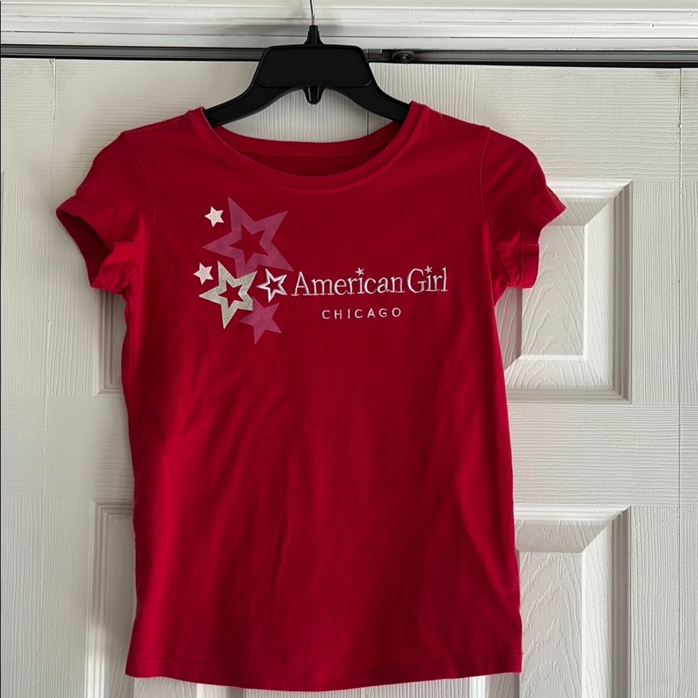 American Girl Red Kids T-Shirt Chicago